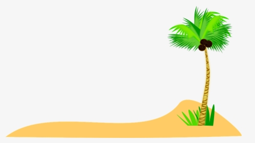 Coconut Tree, Coconut, Sand, Summer, Sea, Beach - Coconut Tree Png Sand, Transparent Png, Transparent PNG
