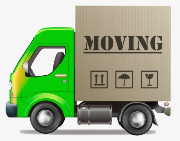 Delivery Truck Clipart Png - Moving House Truck, Transparent Png, Transparent PNG
