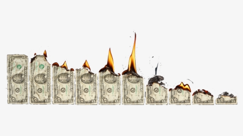 Cash Usd Fix My - Money Burn Transparent Png, Png Download, Transparent PNG