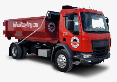 Garbage-truck - Red Truck Png, Transparent Png, Transparent PNG
