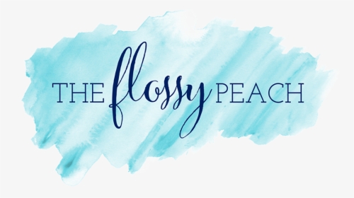 The Flossy Peach Watercolor Header - Graphic Design, HD Png Download, Transparent PNG