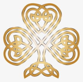 Celtic Shamrock Mod Clip Arts - Celtic Knot Shamrock Heart, HD Png Download, Transparent PNG