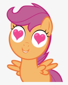 Googly Eyes Heart Love Clip Art - My Little Pony Love Eyes, HD Png Download, Transparent PNG