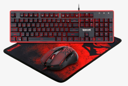 Redragon S107 Gaming Keyboard, Mouse, Mouse Pad, Mechanical - Redragon Keyboard And Mouse Combo, HD Png Download, Transparent PNG