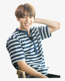 Bts Bangtan Png Bground By Zahrahope On - Jungkook In A Striped Shirt, Transparent Png, Transparent PNG