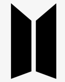 #logo #bts #logobts #btslogo #negro #black - Bts Army Logo 2018, HD Png