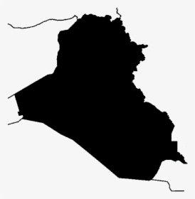 Iraq Map Silhouette, HD Png Download, Transparent PNG