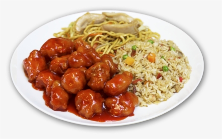 Chinese Food On Plate , Png Download - Chinese Food Items Png, Transparent Png, Transparent PNG