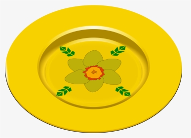 Flower Plate - Dish Clipart, HD Png Download, Transparent PNG