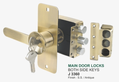 Hardware Door Lock Png, Transparent Png, Transparent PNG