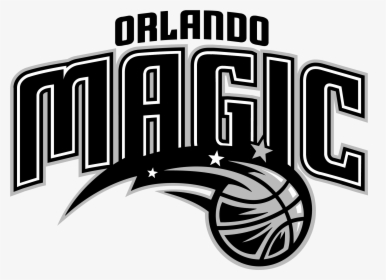 Orlando Magic Png Photo - Orlando Magic Logo Black White, Transparent Png, Transparent PNG