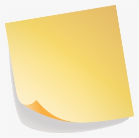 Vector Painted Notes Yellow Sticky Note Euclidean Clipart - Paper, HD Png Download, Transparent PNG