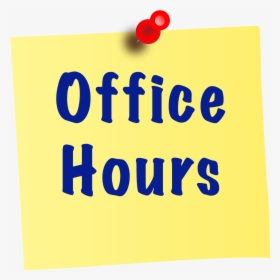 Sticky Note Clipart - Office Hours Clipart, HD Png Download, Transparent PNG