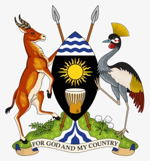 Coat Of Arms Of Uganda - Uganda Coat Of Arms Logo, HD Png Download, Transparent PNG