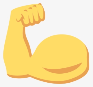 Muscle Arm Emoji Png - Emoji Braço Forte Png, Transparent Png, Transparent PNG