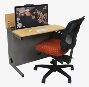 Computer Desk Png Image - Office Chair, Transparent Png, Transparent PNG
