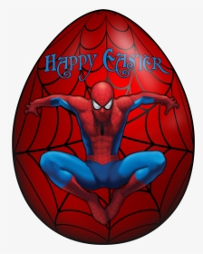 Kids Easter Egg Spiderman Clip Art Image Png - Gloucester Road Tube Station, Transparent Png, Transparent PNG