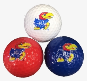 Kansas Jayhawks Golf Ball 3-pack - Inflatable, HD Png Download, Transparent PNG