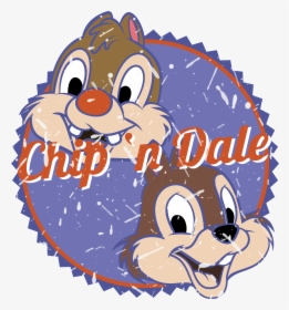 Vintage Disney Png - Chip N Dale Logo, Transparent Png, Transparent PNG