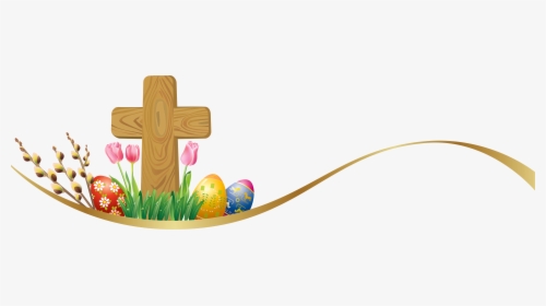 Easter Egg And Cross, HD Png Download, Transparent PNG