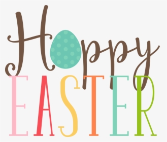 Hoppy Easter Svg Cut File - Hoppy Easter Clip Art, HD Png Download, Transparent PNG