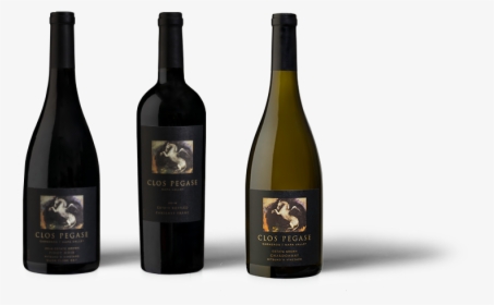 Three Clos Pegase Wine Bottles On A Map Of Calistoga - Champagne, HD Png Download, Transparent PNG