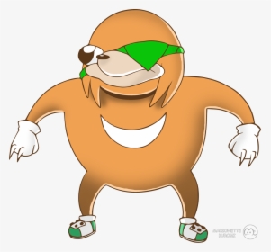 Ugandan Knuckles Is Adorbs, So I Thought Of Drawing - Cartoon, HD Png Download, Transparent PNG