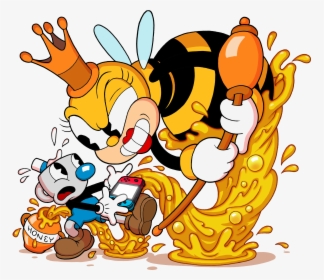 A Cuphead Bee Switch Transparent - Cuphead Switch Art, HD Png Download, Transparent PNG