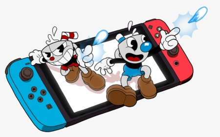 A Cuphead Mugman Switch Transparent - Cuphead Nintendo Switch Physical, HD Png Download, Transparent PNG