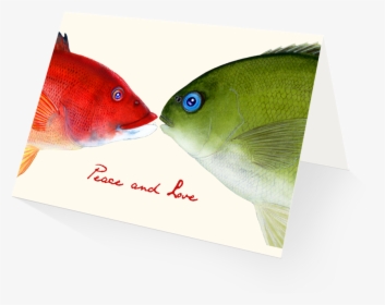 Mistletoe Fish Holiday Card - Pomacentridae, HD Png Download, Transparent PNG