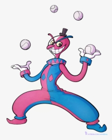 Mad Clown - Cuphead Boss Png, Transparent Png, Transparent PNG