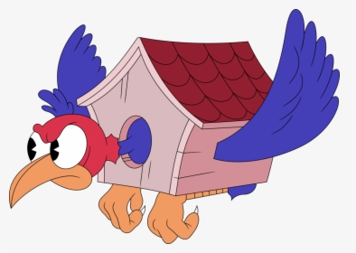 Contra Pac-man World 2 Bird Cartoon Vertebrate Beak - Cuphead Boss Wally Warbles, HD Png Download, Transparent PNG
