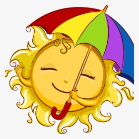 Clip Art Free Hatenylo Com Web Design - Sun With Umbrella Clipart, HD Png Download, Transparent PNG