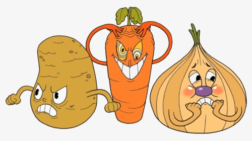 Vegetables Clipart Root Crop - Cuphead The Root Pack, HD Png Download, Transparent PNG
