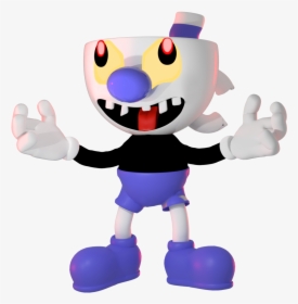 evil cuphead and mugman plush