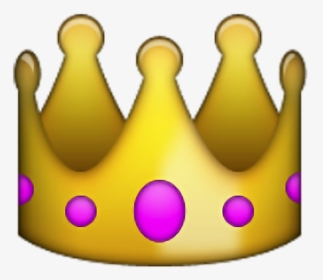 #corona #emoji #cool #whatsapp #edit #png #sticker#rosa - Iphone Crown Emoji, Transparent Png, Transparent PNG