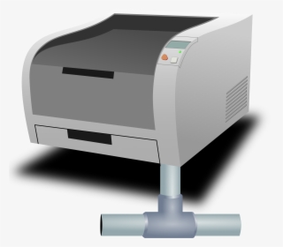 Laser Printer Net Clip Arts - Network Printer Icon Png, Transparent Png, Transparent PNG