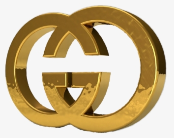 Gucci Gold Logo Png, Transparent Png, Transparent PNG