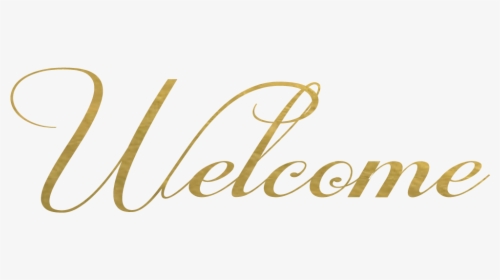 Welcome - Welcome In Gold Font, HD Png Download, Transparent PNG