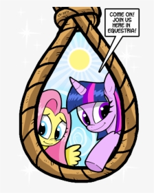 Trap Clipart Noose - Come Join Us In Equestria, HD Png Download, Transparent PNG