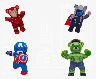 Build A Super Hero Bear - Cartoon, HD Png Download, Transparent PNG