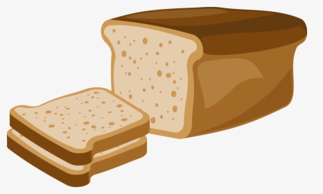 Toast Rye Bread Breakfast White Bread - Vector Sliced Bread Png, Transparent Png, Transparent PNG