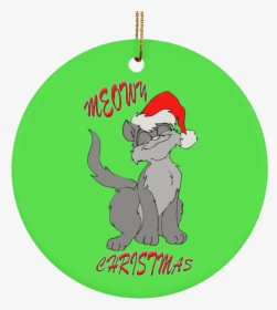 Meowy Christmas Ornament - Cartoon, HD Png Download, Transparent PNG
