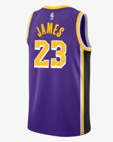 Los Angeles Lakers Lebron James 2018-19 Statement Edition - 2018 Lakers Away Jersey, HD Png Download, Transparent PNG