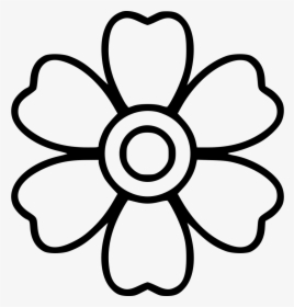 Daisy - Colouring Pages Of A Flower, HD Png Download, Transparent PNG