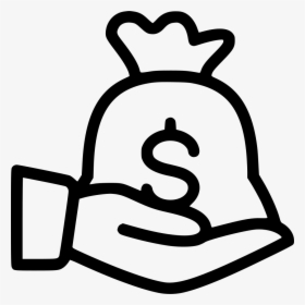 Hold Money Bag - Money Bag Vector Png, Transparent Png, Transparent PNG