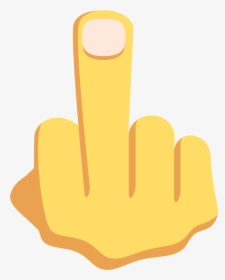 Transparent Ok Hand Emoji Png - Emoji Of Middle Finger, Png Download, Transparent PNG