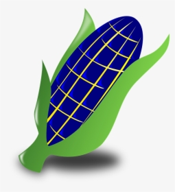 Blue Corn Svg Clip Arts - Corn Black And White Png, Transparent Png, Transparent PNG
