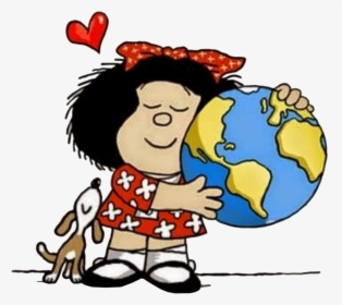 Mafalda Con Un Corazon, HD Png Download , Transparent Png Image - PNGitem