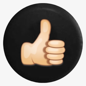 Thumbs Up Emoji Like Rv Camper Spare Tire Cover Black - Louis Xvi (1754–1793), King Of France, HD Png Download, Transparent PNG